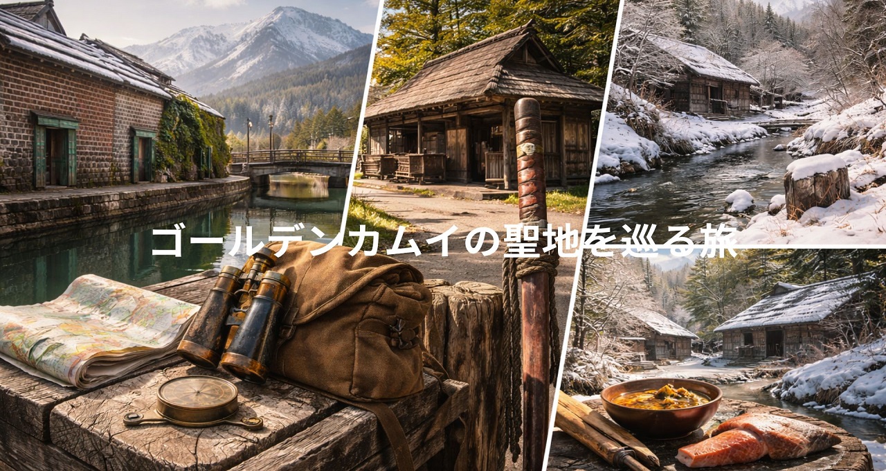 ゴールデンカムイの聖地を巡る旅：道東・道央エリア別の推奨ルートと見どころ