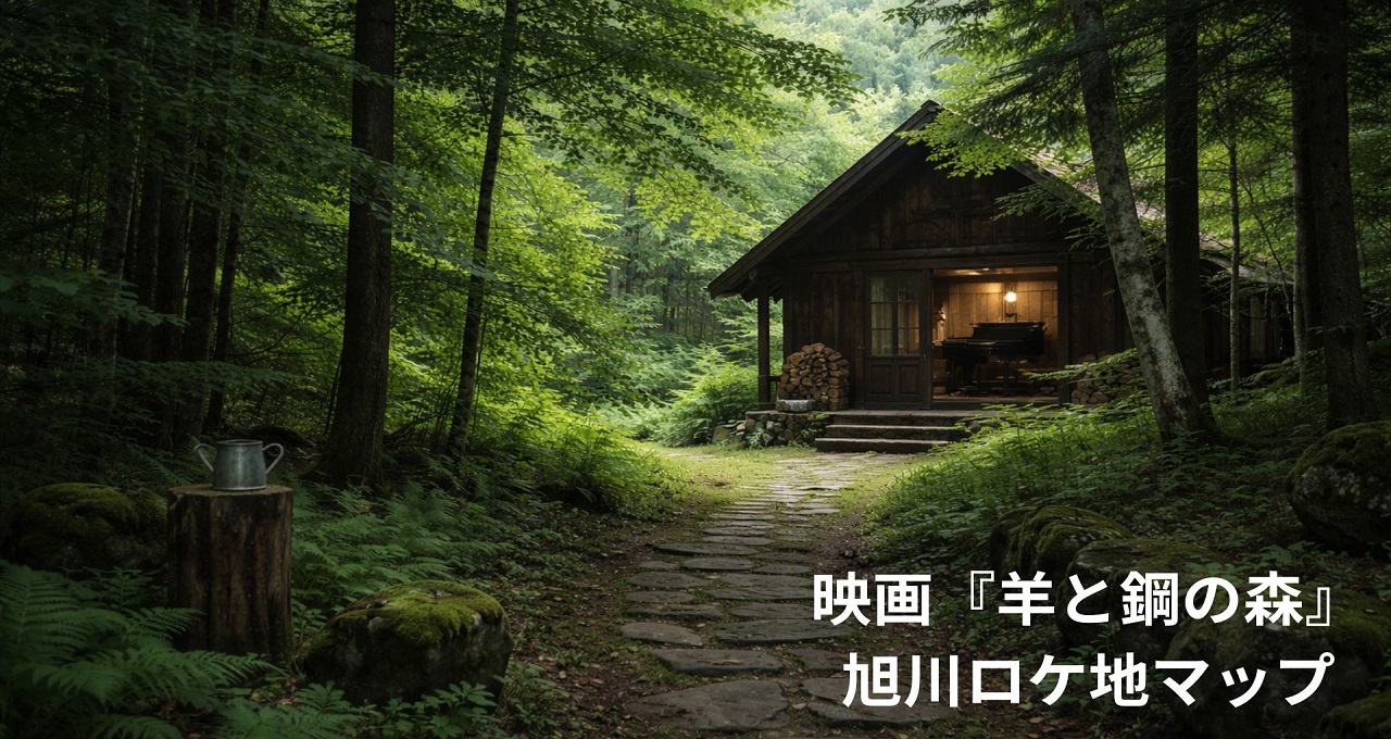 映画『羊と鋼の森』旭川ロケ地マップで巡るピアノの物語