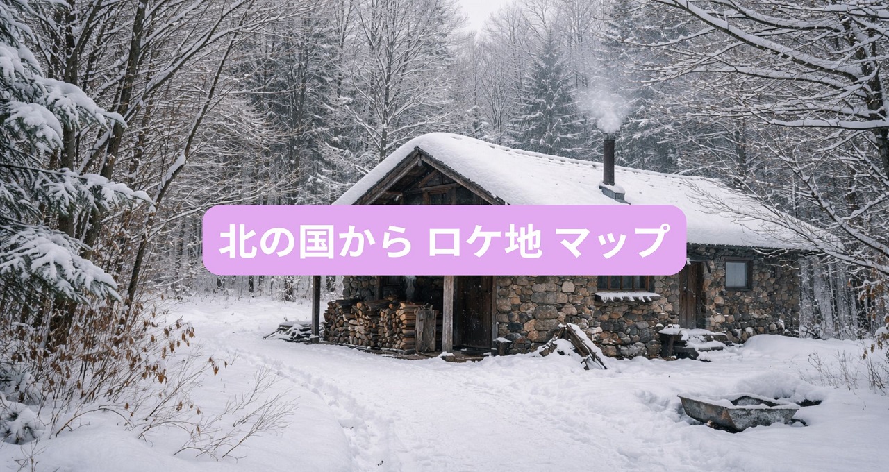 北の国から ロケ地 マップ｜富良野・麓郷エリアの撮影スポット一覧と距離・位置関係